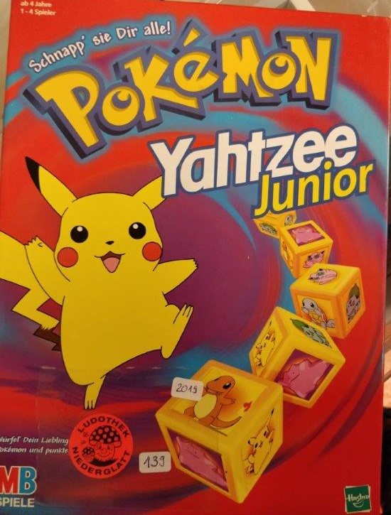 Pokemon Yahtzee Junio